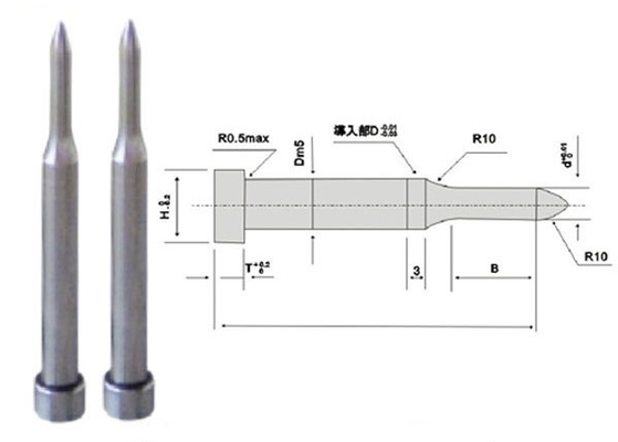 Alcrona Die Punch Pins SKH51, ปั๊มเจาะรูสี่เหลี่ยม Customized
