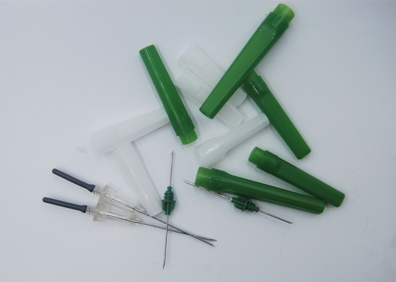 ชุดเข็มเจาะเลือดแบบปลอกยางหลายตัวอย่าง 21G 22G