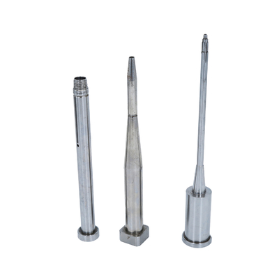 WS 1.2210 Ejector Pins และ Sleeves DIN1530A-B, TiCN Custom Core Pins