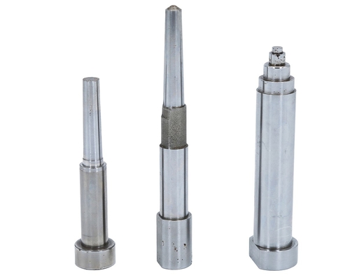 WS 1.2210 Ejector Pins และ Sleeves DIN1530A-B, TiCN Custom Core Pins