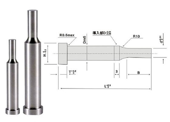 Alcrona Die Punch Pins SKH51, ปั๊มเจาะรูสี่เหลี่ยม Customized