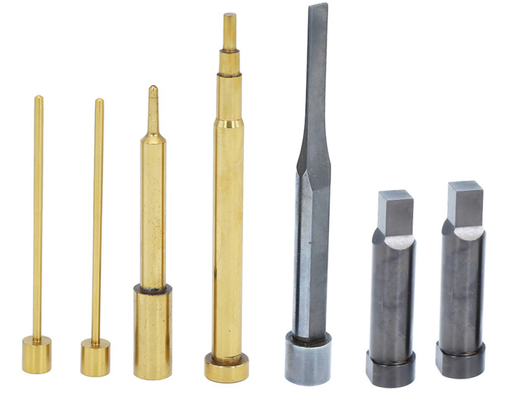 HWS HSS Die Punch Pins DLC TiN เคลือบ EDM ตัดรูปร่างพิเศษ DLC Carbide Punch Pin