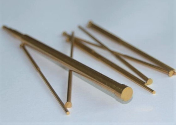 HWS HSS Die Punch Pins DLC TiN เคลือบ EDM ตัดรูปร่างพิเศษ DLC Carbide Punch Pin