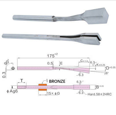 ชิ้นส่วนฉีดพลาสติกไนไตรดิ้ง 1.8159 Spring Steel Sprung Core