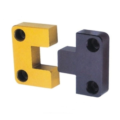 TiN Square Mould Interlocks, ชิ้นส่วนแม่พิมพ์ Interlock เรียวสีดำออกไซด์