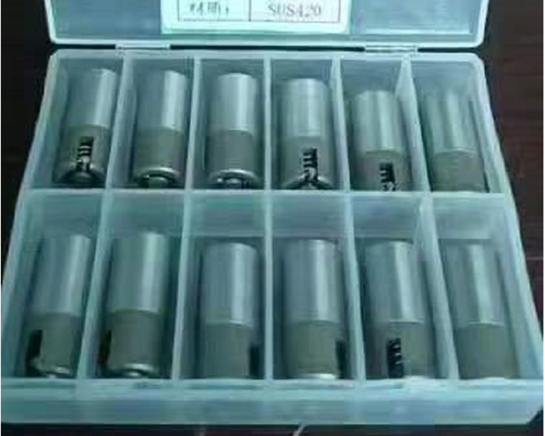 6mm ANSI ชิ้นส่วนแม่พิมพ์พลาสติกที่มีความแม่นยำ 40CR Air Poppet Valve Air Ejector Pin