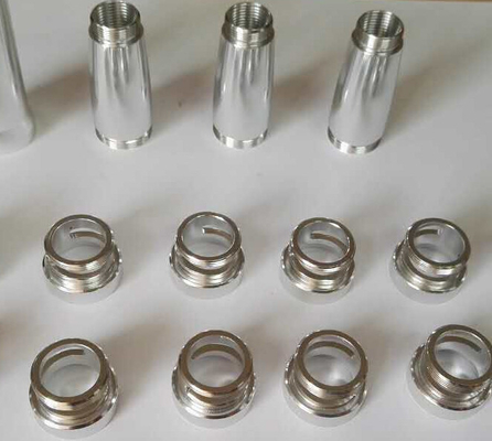 ชิ้นส่วนกลึง CNC สแตนเลส SKD61 ชิ้นส่วนทองแดงอลูมิเนียมสำหรับระบบอัตโนมัติ