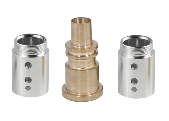 Bead Blasted CNC Turning Parts การรักษาความร้อน Titanium CNC Machining Parts