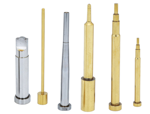 DIN 9861D Ejector Die Punch Pins M2 เหล็ก TiCN TILCN ​​การเคลือบ Alcrona DLC