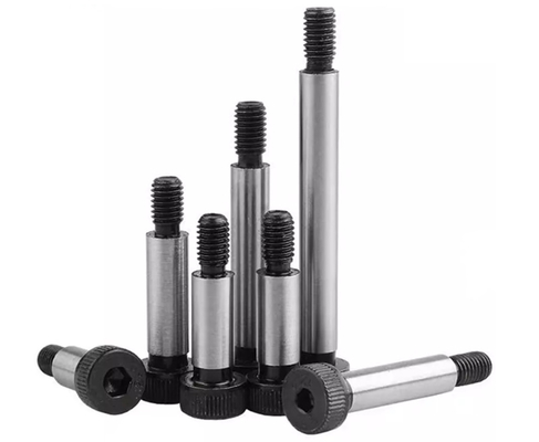 ชิ้นส่วนแม่พิมพ์ความแม่นยำ JIS A Type C ประเภทสแตนเลสสตีลไหล่ Bolt Chemical Black