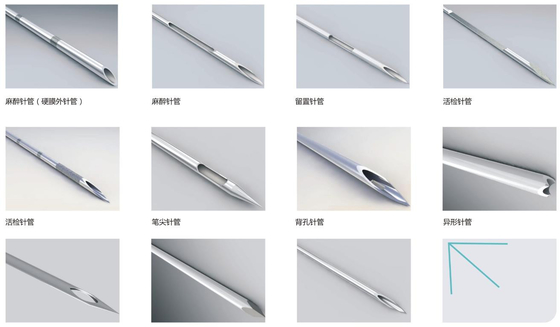 เข็มพิเศษ Cannula สแตนเลสสำหรับอุปกรณ์การแพทย์