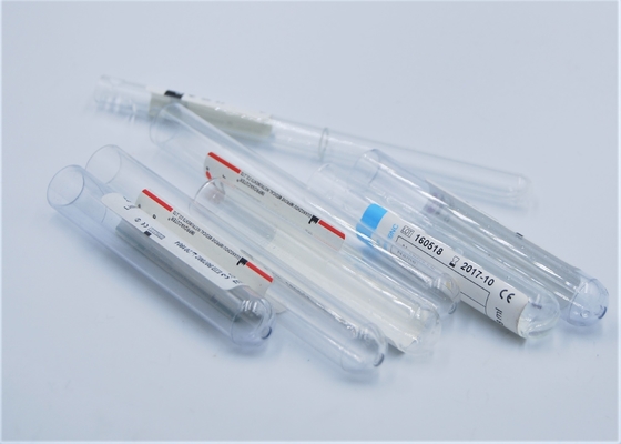 หลอดเก็บเลือดสูญญากาศ PET ทางการแพทย์แบบใช้แล้วทิ้งหลายหลอด 13 * 75 มม. 16 * 100 มม