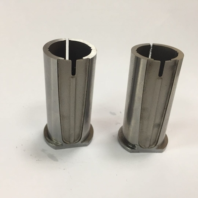 ชิ้นส่วนกลึงที่มีความแม่นยำในการเป่าด้วยทราย Nickl Plating Chrome